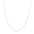 14K White Gold 1.10mm Diamond Cut Cable Chain with Lobster Lock