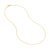 14K Yellow Gold 1.10mm Diamond Cut Cable Chain with Lobster Lock