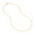 14K Yellow Gold 1.30mm Diamond Cut Cable Chain with Lobster Lock