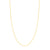 14K Yellow Gold 2.20mm Diamond Cut Cable Chain with Lobster Lock