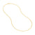 14K Yellow Gold 2.20mm Diamond Cut Cable Chain with Lobster Lock