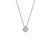 Lafonn Simulated Diamond 0.65ct East West Prong Solitaire Necklace N0152CLP