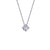 Lafonn Simulated Diamond 1.00ct East West Prong Solitaire Necklace N0154CLP