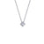 Lafonn Simulated Diamond 0.50ct East West Prong Solitaire Necklace N0172CLP