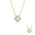 Lafonn Simulated Diamond & Mother of Pearl Halo Necklace N0334MPG20