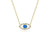 Lafonn Reconstituted Turquoise Evil Eye Necklace N0341TQG20