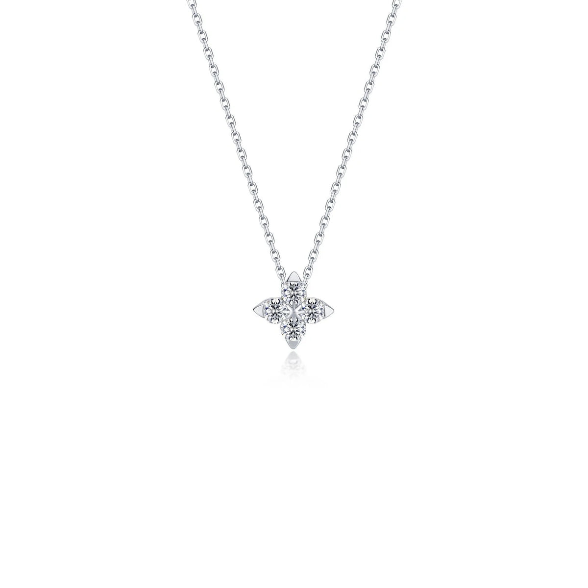 Lafonn Simulated Diamond Trillium Bud Necklace N0343CLP