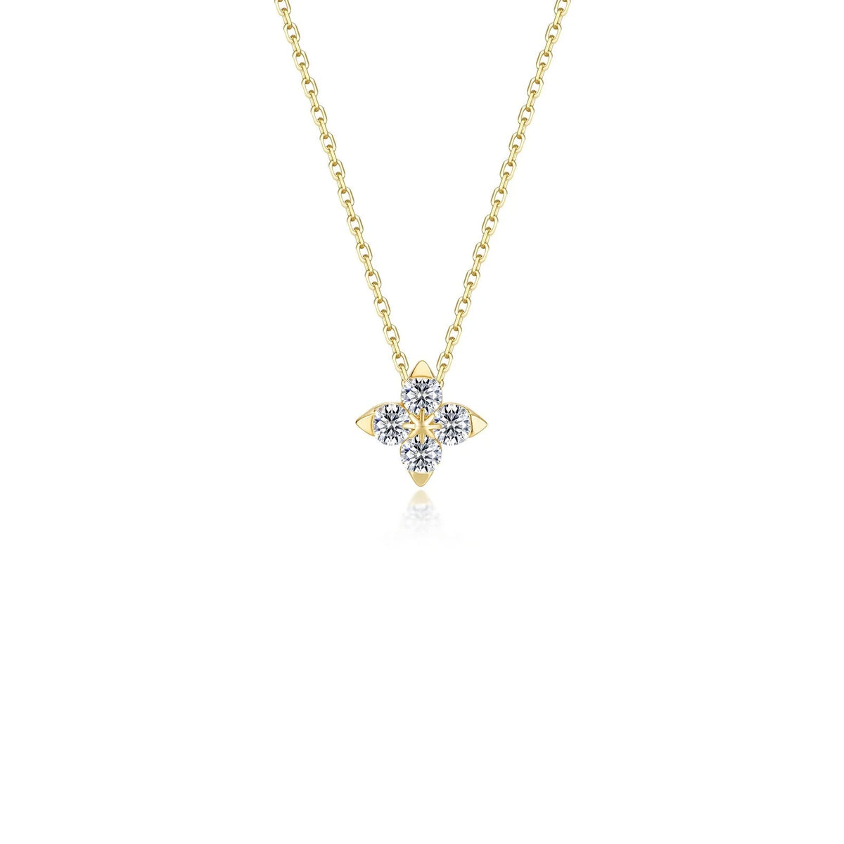 Lafonn Simulated Diamond Trillium Bloom Necklace N0344CLG