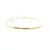 14K Yellow & White Gold 0.24cttw. Diamond "T" Flexible Cuff Bracelet