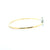 14K Yellow & White Gold 0.24cttw. Diamond "T" Flexible Cuff Bracelet