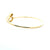 14K Yellow Gold 0.20cttw. Diamond Flexible Bangle Bracelet
