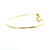 14K Yellow Gold 0.20cttw. Diamond Flexible Bangle Bracelet