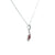 14K Yellow Gold 0.90cttw.Ruby & 0.25cttw. Diamond Floral Pendant Necklace