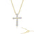 Lafonn Simulated Diamond 0.67cttw. Cross Pendant Necklace P0207CLG18