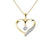 Lafonn Simulated Diamond Open Heart Pendant Necklace P0221CLT