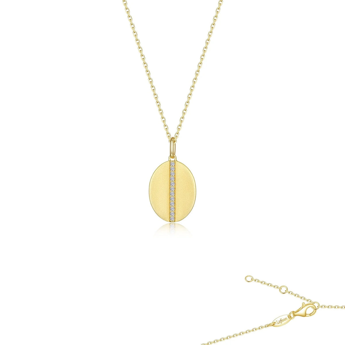 Lafonn Simulated Diamond Cowrie Shell Pendant Necklace P0320CLG20