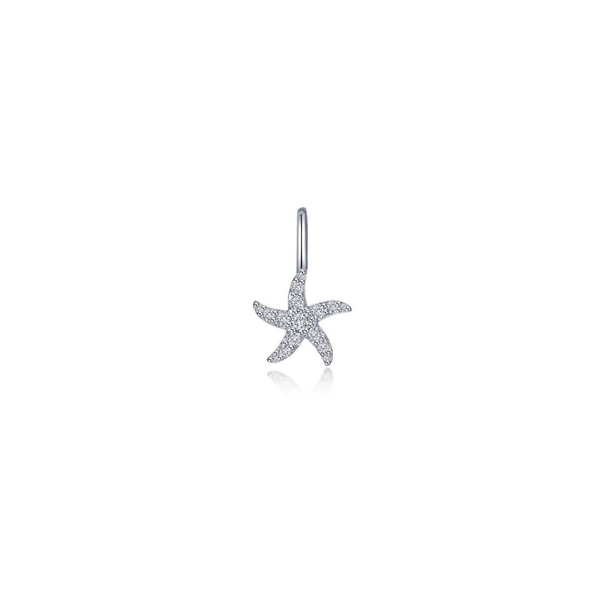 Lafonn Simulated Diamond Starfish Charm Pendant P0327CLP