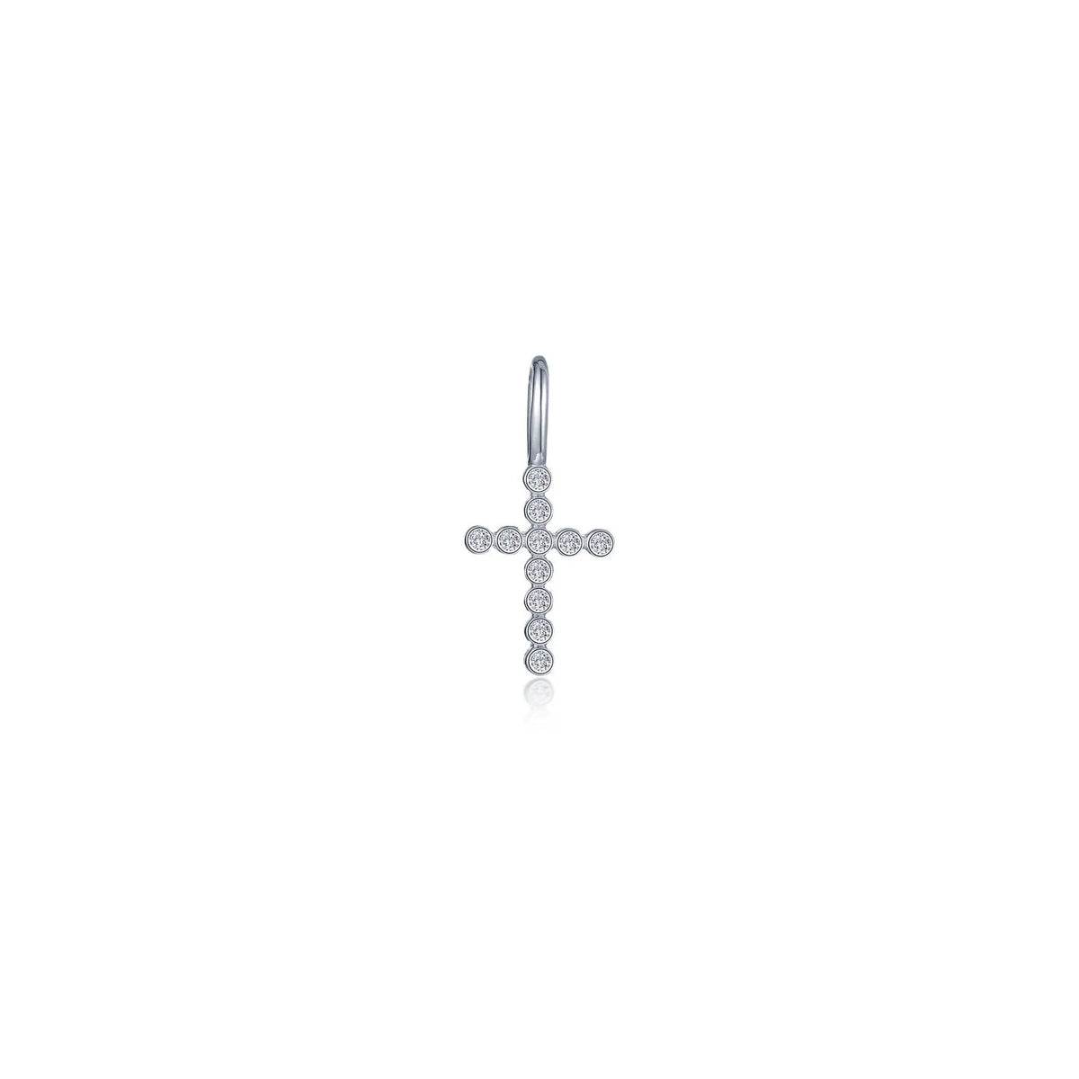 Lafonn Simulated Diamond Cross Charm Pendant P2022CLP