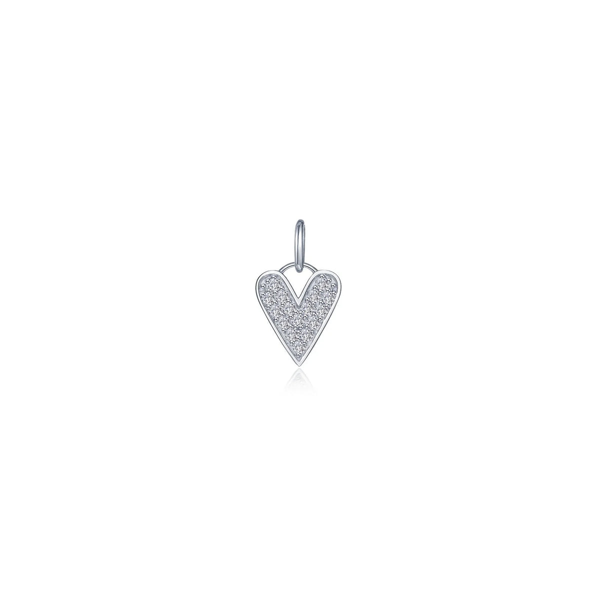 Lafonn Simulated Diamond Heart Charm Pendant P2023CLP