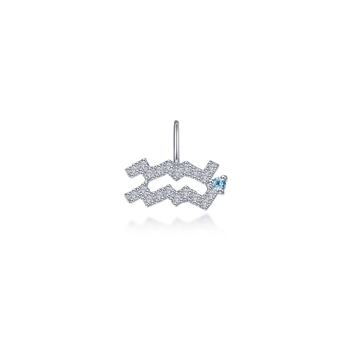 Lafonn Aquarius Zodiac Charm Pendant P2028AQP