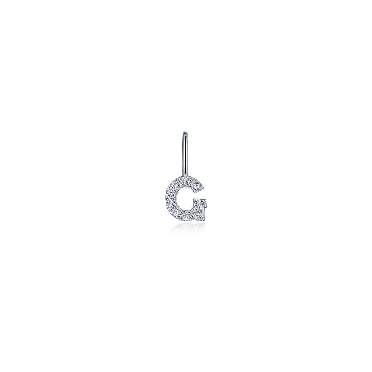 Lafonn Simulated Diamond Letter G Charm Pendant P2040CPG