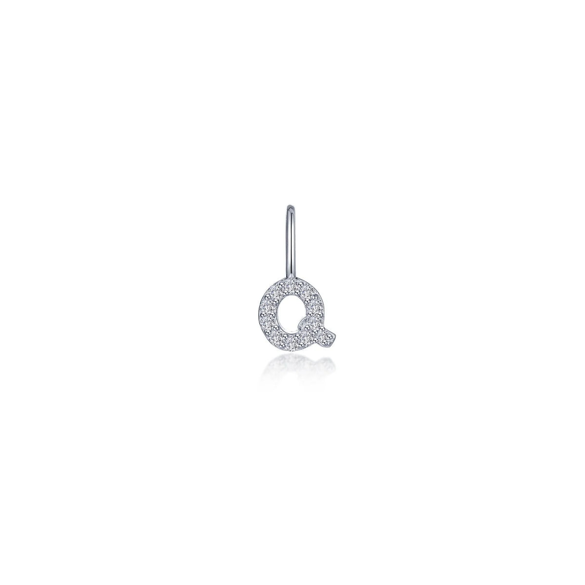 Lafonn Simulated Diamond Letter Q Charm Pendant P2040CPQ