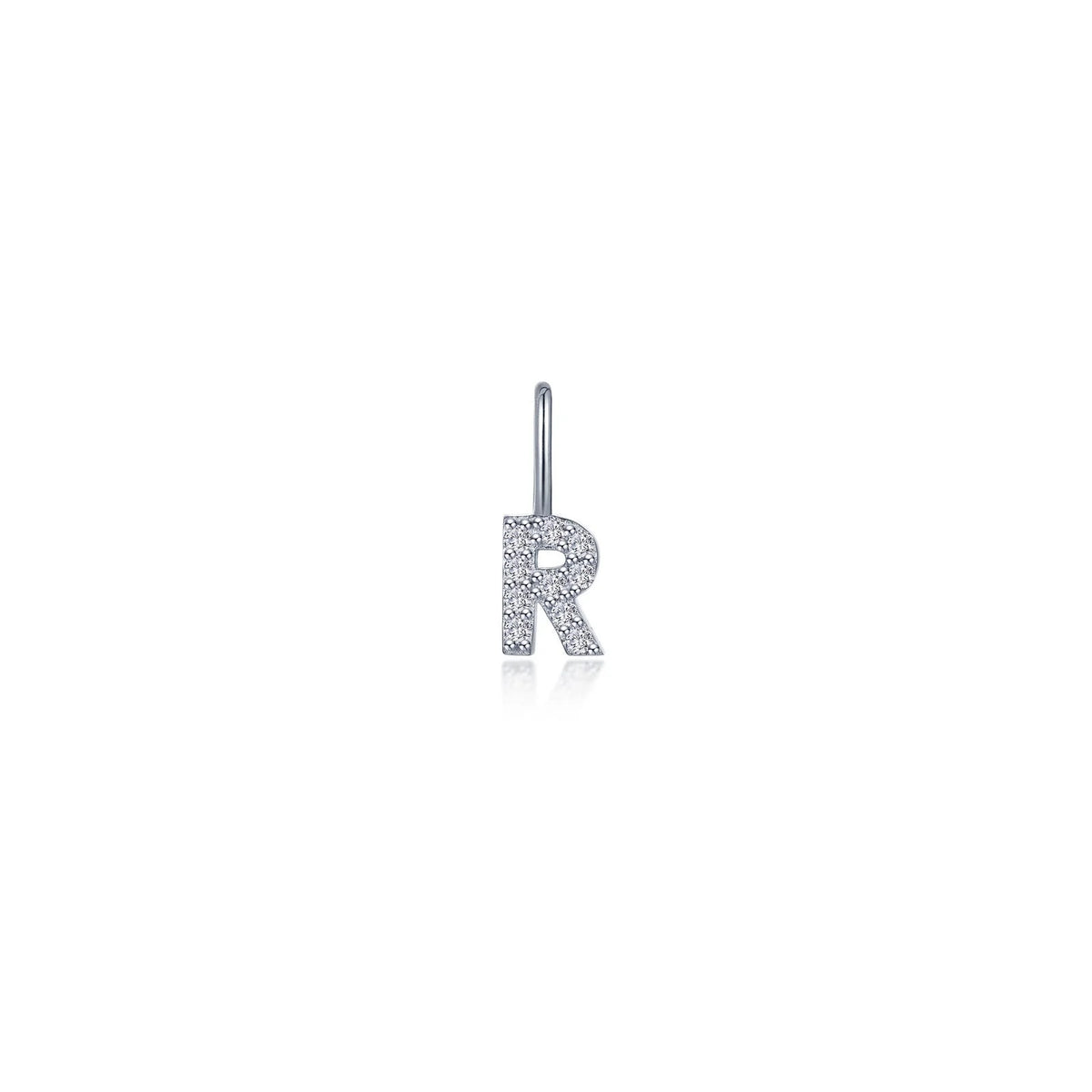 Lafonn Simulated Diamond Letter R Charm Pendant P2040CPR