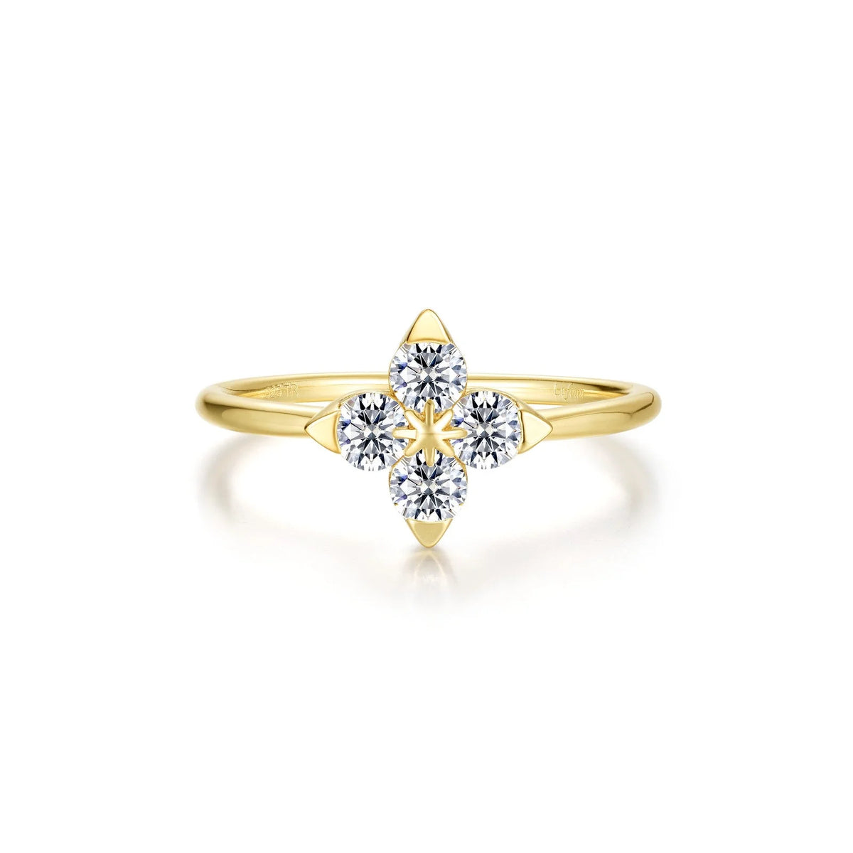 Lafonn Simulated Diamond Trillium Superbloom Ring R0551CLG