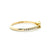 14K Yellow Gold 0.38cttw. East/West Marquise Diamond Fashion Ring