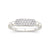 14K White Gold 0.28cttw. Diamond Pavé Top Fashion Ring