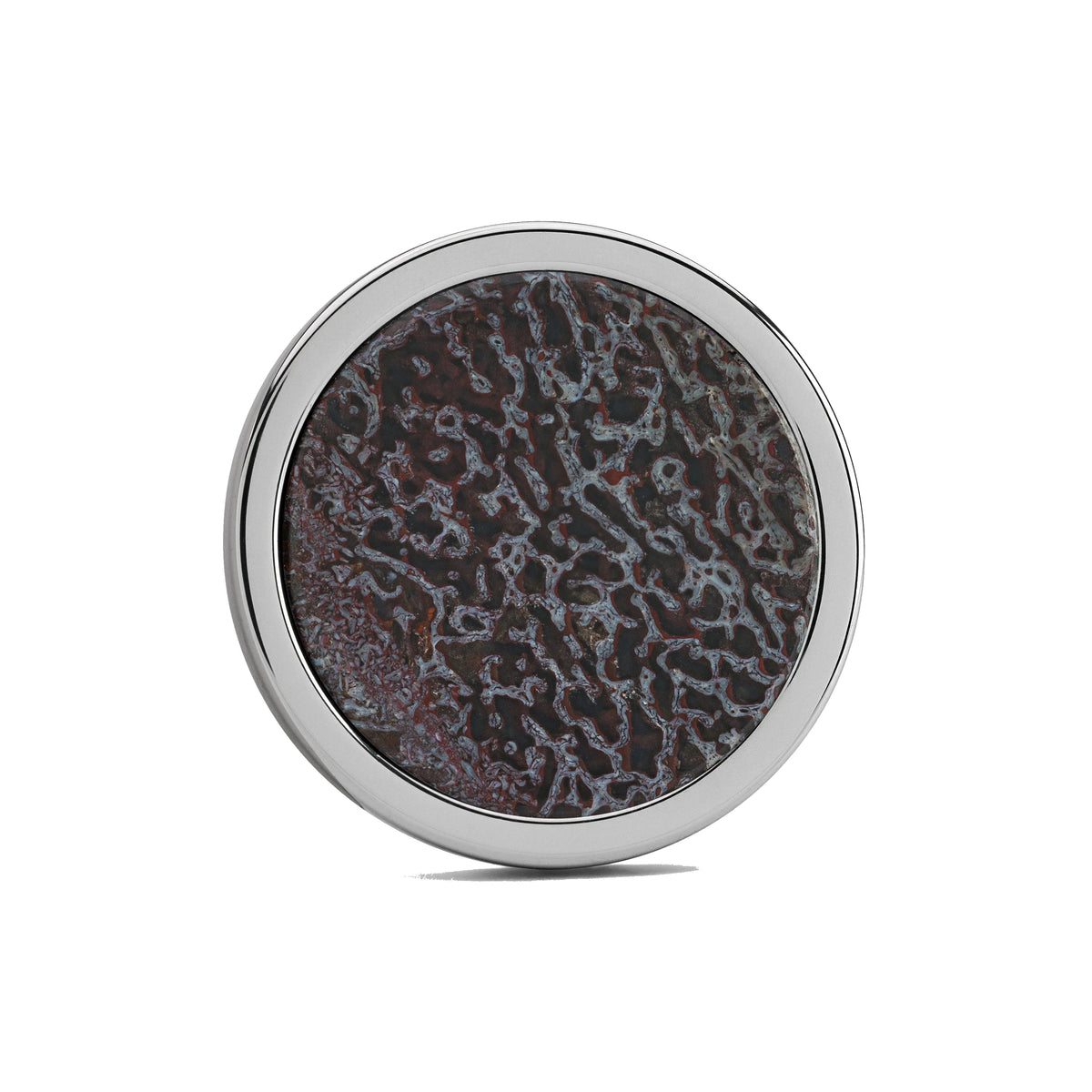 The Raptor - Tungsten &amp; Black Dinosaur Bone Doubloon Golf Ball Marker
