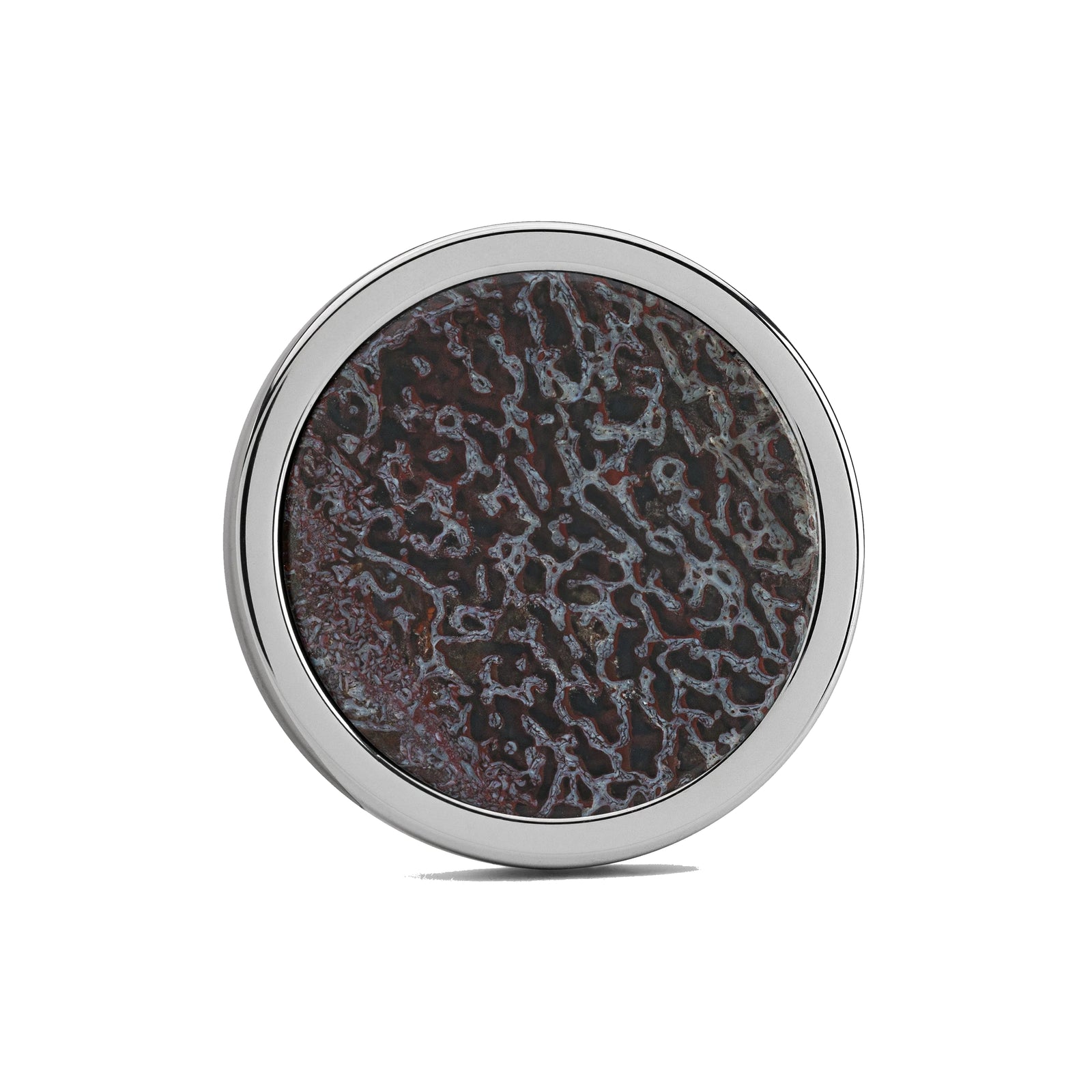 The Raptor - Tungsten & Black Dinosaur Bone Doubloon Golf Ball Marker