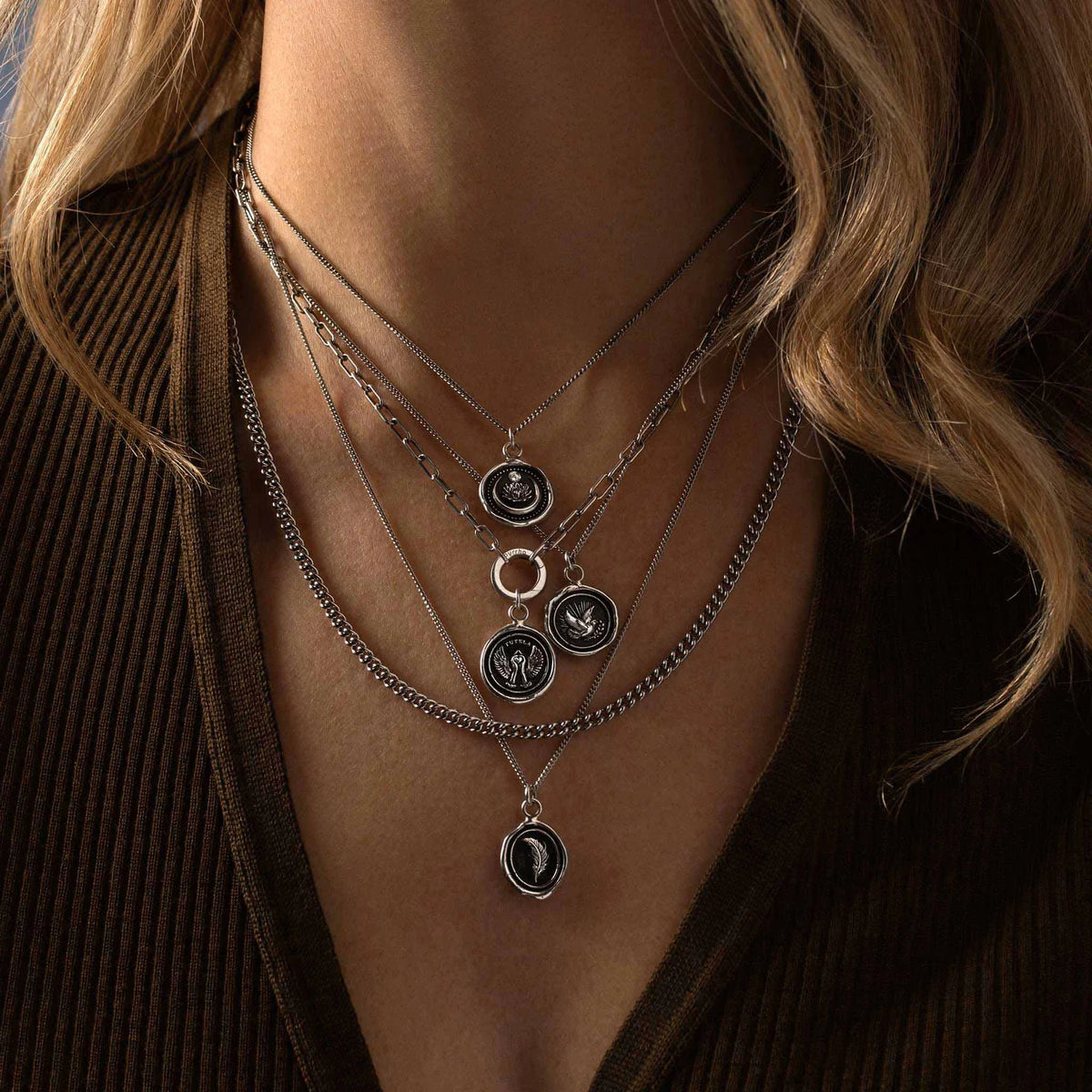 Peace Dove Talisman Necklace