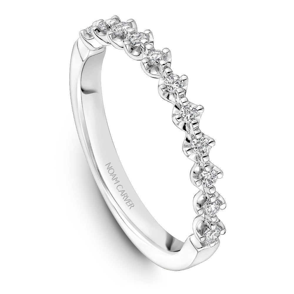 Noam Carver Stackable Collection 0.2cttw. Diamond Fashion Ring STB39-2