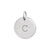 Personalized Initial Disc Pendant