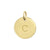 Personalized Initial Disc Pendant