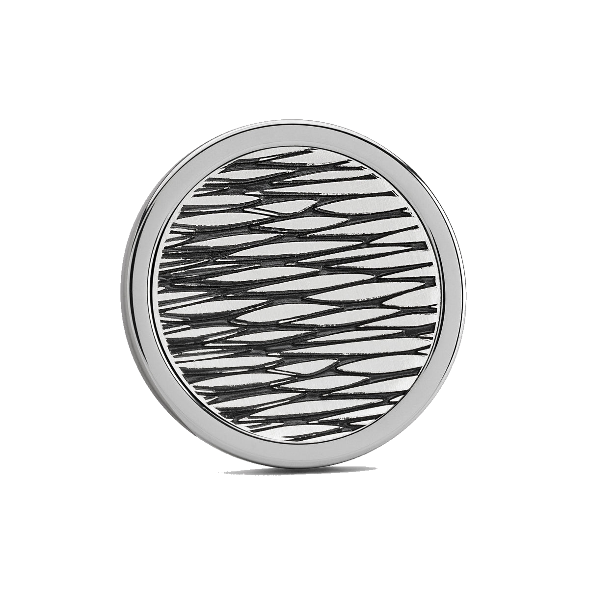 The Stealth - Tungsten &amp; Sterling Silver w/ Black Cerakote Doubloon Golf Ball Marker