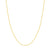 14K Yellow Gold 1.50mm Solid Diamond Cut Rope Chain with Lobster Lock