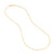 14K Yellow Gold 1.75mm Solid Diamond Cut Rope Chain with Lobster Lock