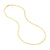 14K Yellow Gold 2.00mm Solid Diamond Cut Rope Chain with Lobster Lock