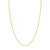 14K Yellow Gold 2.00mm Solid Diamond Cut Rope Chain with Lobster Lock