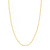 14K Yellow Gold 2.00mm Solid Diamond Cut Rope Chain with Lobster Lock