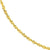 14K Yellow Gold 2.00mm Solid Diamond Cut Rope Chain with Lobster Lock