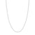 14K White Gold 2.25mm Solid Diamond Cut Rope Chain with Lobster Lock