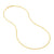 14K Yellow Gold 2.25mm Solid Diamond Cut Rope Chain with Lobster Lock