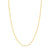 14K Yellow Gold 2.25mm Solid Diamond Cut Rope Chain with Lobster Lock