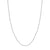 14K White Gold 2.75mm Solid Diamond Cut Rope Chain with Lobster Lock