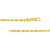 14K Yellow Gold 2.75mm Solid Diamond Cut Rope Chain with Lobster Lock