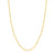 14K Yellow Gold 2.75mm Solid Diamond Cut Rope Chain with Lobster Lock