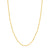 14K Yellow Gold 2.75mm Solid Diamond Cut Rope Chain with Lobster Lock